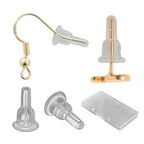 Clear Silicone Earring Backs - 150 Pcs / 75 Pairs Hypoallergenic Secure Push-Back Earring Stoppers for Stud Earrings, 10x6mm Full-Cover Studs Dust-Proof… - color: Silicon Full Style