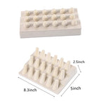 ByKen Ring Holder Organizer Display Stand (White Velvet)