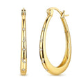 LAZA 925 Sterling Silver Hoop Earrings for Women, Sterling Silver Butterfly Hoops Colorful Flowers Hoop Huggie Earrings Hypoallergenic Jewelry Gifts for Women - color: Golden Droplet Shape Earring