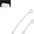 Necklace Extender Silver, 925 Sterling Silver Necklace Extender Chain Bracelet Anklet Jewelry Extensions for Women, 2 Piece Set (1, 2 Inches) - color: Silver, size: 1 2 inch