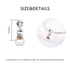 Charm for Bracelets and Necklaces, Heart Animals 925 Sterling Silver Bead Celestial Sun Moon Star Charms Jewelry Gift for Women Girls - color: Bear Heart Charm