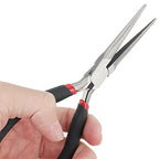 10 PCS 6 Inch Extra Long Needle Nose Pliers, Mini Precision Jewelry Pliers with Comfort Grip, Needle Nose Pliers for Jewelry Making, Repair, Crafts - size: 6 Inch 10 PCS