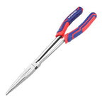 WORKPRO Premium 11” Extra Long Needle Nose Pliers, Paper Clamp Precision, Heavy-Duty CRV Steel, Soft Grip - style: 11-inch