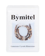 Bymitel 90 pcs Natural Genuine Real Round Loose Stone Beads Gemstone Spacers for Charm DIY Jewelry Making 15.5" per Strand 4mm (Brown Zebra, 4mm) - color: Brown Zebra, size: 4mm
