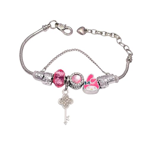 16-Pcs Crystal Jewelry Making Charms Silver Pendant Charm For Women Making Jewelry Crafts Rhinestone Charms - color: Key