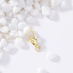 14K Gold Jewelry Clasp Necklace Extender Clasp Bracelet Extension Connector for DIY Necklace Bracelet Anklet Jewelry Making (Style 12) - size: Style 12-Yellow