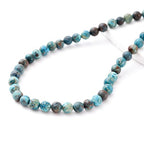 6mm 60pcs DIY Natural Blue Pattern Agate Stone Beads Round Healing Crystal Gemstone Loose Beads for Jewelry Making Handmade Bracelet Necklace - color: Blue Pattern Agate, size: 6mm