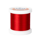 YLI Threads Silk Thread – 100 wt Fine Japanese Silk for Appliqué, EPP, and Quilting - Bright Red - color: Bright Red