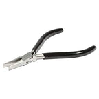 The Beadsmith Flat Nose Pliers – Extra Fine Tips – 4.5 inches (114mm) – PVC Grip Handle with Double Leaf Springs – Jewelry Making Tool for Creating Bracelets, Earrings and Necklaces - style: Flat Nose