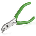 SPEEDWOX Mini Curved Nose Pliers with Serrated Jaw and Chain Cutter - 5 Inch Long Nose Pliers for Crafts, Jewelry Repair & Wire Jewelry Making - style: Angled nose pliers with cutter