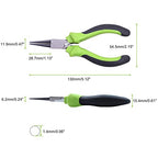SPEEDWOX Mini Round Nose Pliers for Jewelry Making 5 Inches Wire Looping Pliers for Bending Shaping Wires Professional Beading Hobby Work Craft DIY - style: Round Nose Pliers