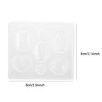Resin Silicone Clearance, Faceted Clear Silicone for Jewelry Craft Making