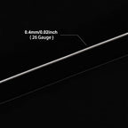 BENECREAT 26 Gauge 131 Yards Tarnish Resistant Silver Wire Jewelry Beading Wire for Beading Wrapping and Other Jewelry Craft Making - color: Silver, size: 26 Gauge