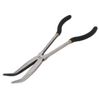 Performance Tool W1045 11-Inch Long Reach 45-Degree Bent Long Nose Pliers, Black - style: 11" 45 Long Handle Pliers