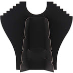 KINJOEK 10 Packs 9.6 x 9.2 Inch Necklace Display, Jewelry Earring Easel Black Velvet Display Stand Tower Rack for Selling Shows Business Home - size: 9.6 x 9.2 Inch 10PCS