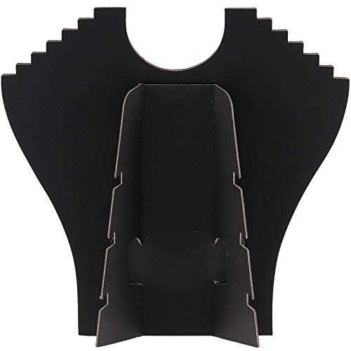 KINJOEK 10 Packs 9.6 x 9.2 Inch Necklace Display, Jewelry Earring Easel Black Velvet Display Stand Tower Rack for Selling Shows Business Home - size: 9.6 x 9.2 Inch 10PCS