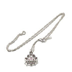 MilkyWay Wish Pearl Necklace Kit, DIY Necklace Making Kit, lotus Necklace Cage Locket Cultured Pearl in Oyster Set, 16.9", Surprise Gift For Wife, Girlfriend,Mother - color: D