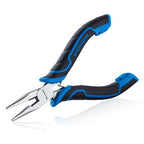 SPEEDWOX 5-Inch Mini Chain Nose Pliers for Jewelry Making Long Nose Pliers with Teeth Small Jewelry Plier with Cutter Serrated Jaws Needle-Nose Plier for Bending Wire Handcraft Work in Tight Areas - style: Long Nose Pliers