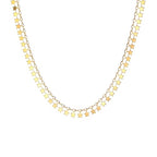 Gold Chain Necklace for Women 18K Gold Plated Dainty Star Cross Heart Cuabn Choker Chains Stainless Steel Trendy Jewelry Christmas Gifts - color: Tiny Star