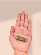 Crystal Necklace Pendant for Women Men - Orgone Necklace Pendant of Healing Crystal for Protection-Spiritual Jewelry - color: Tigers Eye