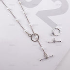 AUEAR, 150 Sets Silver Toggle Jewelry Clasps Necklace OT for Making - color: Silver, size: 150 Set