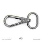 CRAFTMEMORE Snap Hook Swivel Push Gate Lobster Clasps Fashion Clips Purse Making FS10 Pack of 10 (Gunmetal, 3/4 Inch) - color: Gunmetal, size: 3/4 Inch