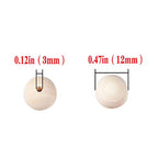 300Pcs 12mm Wood Beads Round Wooden Spacer Beads Unfinished Natural Wood Loose Beads - size: 12