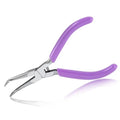 SPEEDWOX Bent Needle Nose Pliers With Serrated Jaw Mini Bent Long Nose Pliers Needle Remover Pliers Fishing Tools Precision Pliers for Jewelry Making Wire Bending and Small Object Gripping - style: Bent Needle Nose Pliers