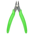 HARFINGTON 5" Flush Cut Pliers Small Precision Wire Cutter Side Cutter Diagonal Cutting Pliers for Jewelry Model Electronic 3D Print, Green - color: Green