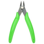 HARFINGTON 5" Flush Cut Pliers Small Precision Wire Cutter Side Cutter Diagonal Cutting Pliers for Jewelry Model Electronic 3D Print, Green - color: Green
