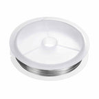 HARFINGTON Craft Wire 82ft Length 26 Gauge Stainless Steel Craft Jewelry Wrapping Wire Tarnish Resistant Beading for Jewelry Making Supplies Crafting, Silver - size: 26 Gauge x 82ft