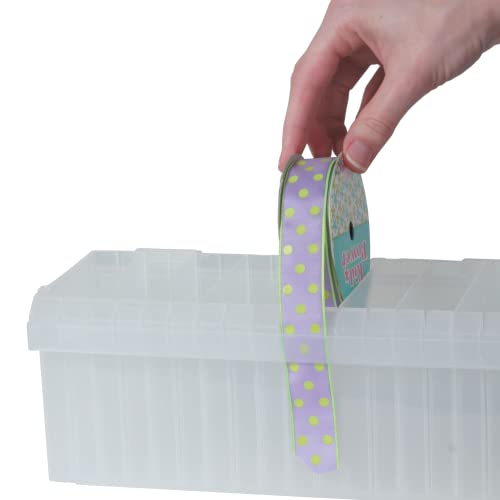 Craft Mates Bead Organizer and Plastic Storage Containers for Crafts, Buttons, Pins and More, 18 Removable Compartments, BPA Free - style: 18 Compartment
