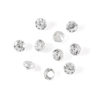 FASHEWELRY 500Pcs 1.5mm Cubic Zirconia Cabochons Tiny Rhinestone Clear Pointed Back Faceted Crystal Diamante Gems for Nail Art Craft Replacing Jewelry Grade AAA - color: Clear, size: 1.5mm