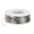 M METERXITY 22 Gauge Stainless Steel Craft Wire, 0.6mm 131 ft Bendable Floral Snare Wire for Jewelry Making/Sculpting/Armature Crafting/Floral Bonsai/DIY Crafts - size: 22 Gauge x 131 ft