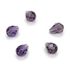 24pcs Adabele Austrian 8mm Faceted Teardrop Loose Crystal Beads Dark Violet Compatible with 5500 Swarovski Crystals Preciosa SST-822 - color: Dark Violet, size: 8mm x 6mm - 24pcs