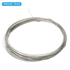 PATIKIL Soft Nickel Silver Wire, 1Pcs 23Gauge/0.6x0.6mm Diameter 6m/19.68ft Square Craft Wire for Jewelry Making Beading Wires Wrapping - size: 23Gauge