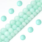 60pcs 6mm Natural Amazonite Gemstone Beads Energy Healing Crystal Round Loose Stone Beads for Jewelry Making, DIY Bracelets Necklaces - color: Amazonite, size: 6mm