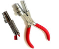 German Heavy Duty Bail Making Pliers -BIG WRAPPER LOOPING, WIRE WORKING,13MM, 16MM, 20MM LOOP, WIRE WRAPPING JEWELRY-WITH NON-SLIP COMFORT GRIP HANDLE