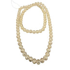 DandS ltd Crackle Lampwork Glass Beads for Jewelry Making, Beige, Vibrant DIY Bracelets, Necklaces, Earrings, Beading Supplies & Craft Kits for Handmade Jewelry, 80pcs 0.39 inch (10mm), #J268-10 - color: Beige
