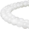 MJDCB Beads for Energy Bracelets Yoga Bracelet DIY Bracelet Natural Stone Beads White Jade 32 Pieces, 12mm - color: White Jade, size: 12mm