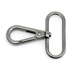 CRAFTMEMORE Snap Hook Swivel Push Gate Lobster Clasps Fashion Clips Purse Making FS10 Pack of 10 (Gunmetal, 1-1/2 Inch) - color: Gunmetal, size: 1-1/2 Inch