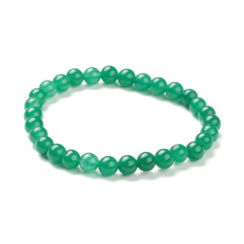 Elecrelive Glass Round Beaded Bracelet Set Clay Beaded Bracelets Stretch Bracelets - color: Green