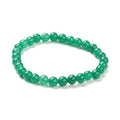 Elecrelive Glass Round Beaded Bracelet Set Clay Beaded Bracelets Stretch Bracelets - color: Green