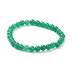 Elecrelive Glass Round Beaded Bracelet Set Clay Beaded Bracelets Stretch Bracelets - color: Green