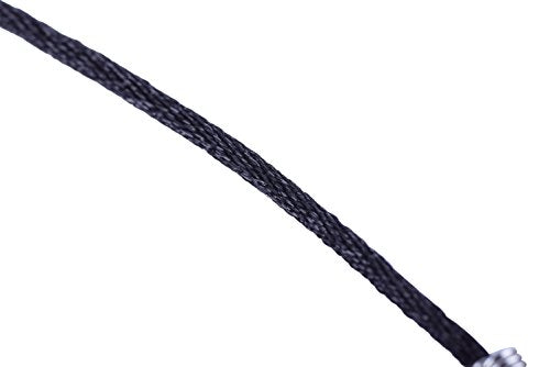 KONMAY 50pcs 2.0mm Satin Silk Necklace With Lobster Clasps and Extension Chain (18'', Black with Antique Brass Clasp) - color: Black with Antique Brass Clasp