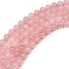 MJDCB 7A Pure Natural Rose Quartz Beads Round Loose Beads for Jewelry Making DIY Bracelet 15" (10mm) - color: Rose Quartz, size: 10mm