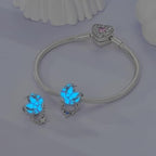 LAZA 925 Sterling Silver Charm for Bracelet Necklace Dangle Love Mom Butterfly Party Charm Beads Pendants DIY Jewelry for Women - color: Stars and Moon Butterflies