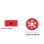 100pcs 10MM Mixed Christmas Beads Polymer Clay Spacer Beads for Women Jewelry Making DIY Bracelet Necklace Accessories Gift (Christmas) - color: Christmas