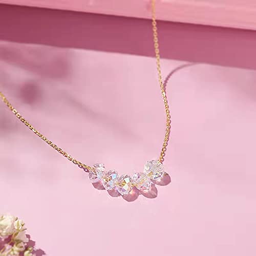 Jmassyang 8mm Briolette Rondelle Faceted AB Crystal Glass Beads for Jewelry Making Bracelets Necklaces Earrings (Blue Mixed, 250pcs) - color: Blue Mixed, size: 6x8mm