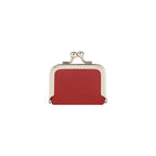 Royal Bagger Genuine Cow Leather Mini Jewelry Box Women's Coin Purse Solid Color Kiss Lock Change Pouch Casual Style Small Storage Bag for Women 1894 (New Black1) - color: New Black1